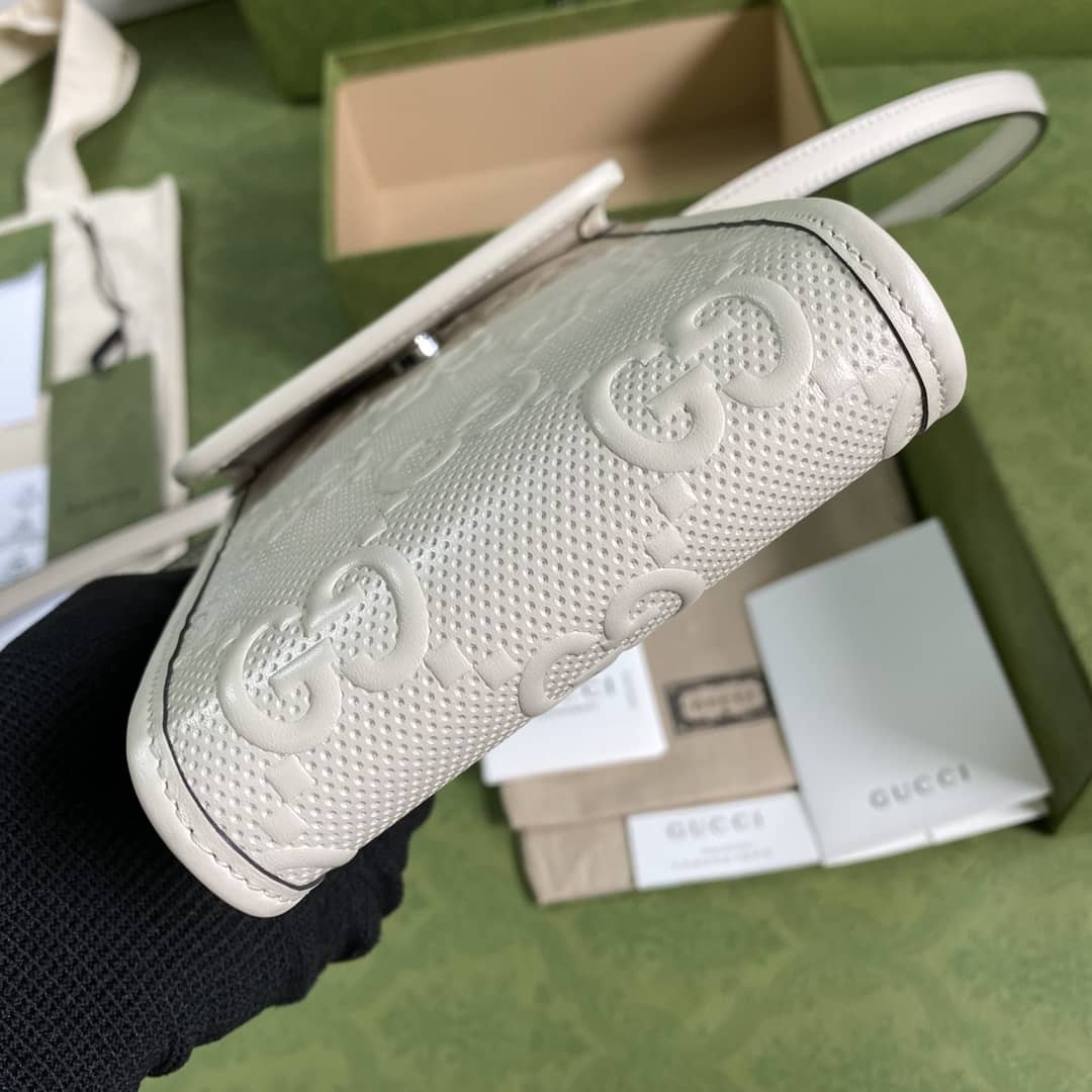Gvc*1 GG Embossed Mini Phone Bag Replica 625571