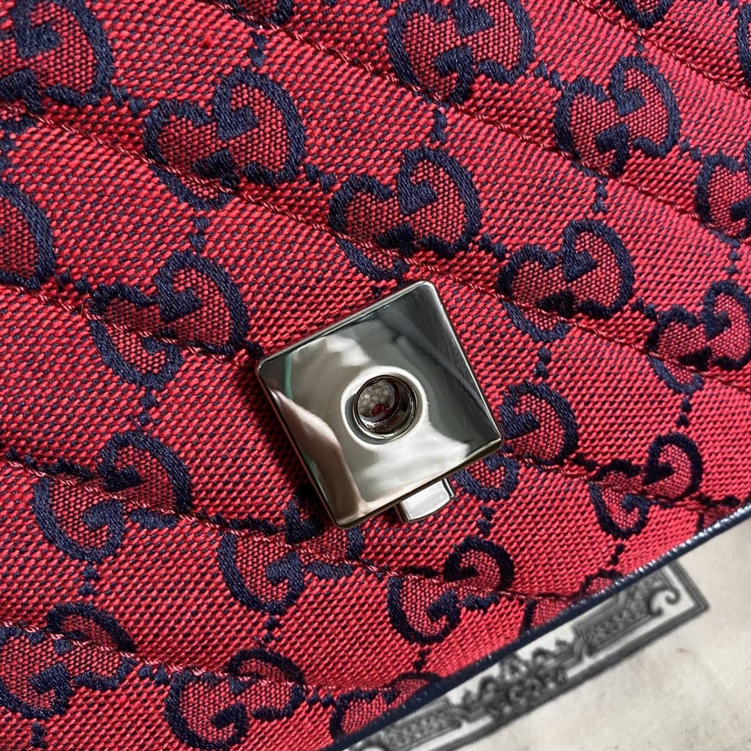 Gvc*1 Marmont GG Mini Top Handle Bag Replica 583571