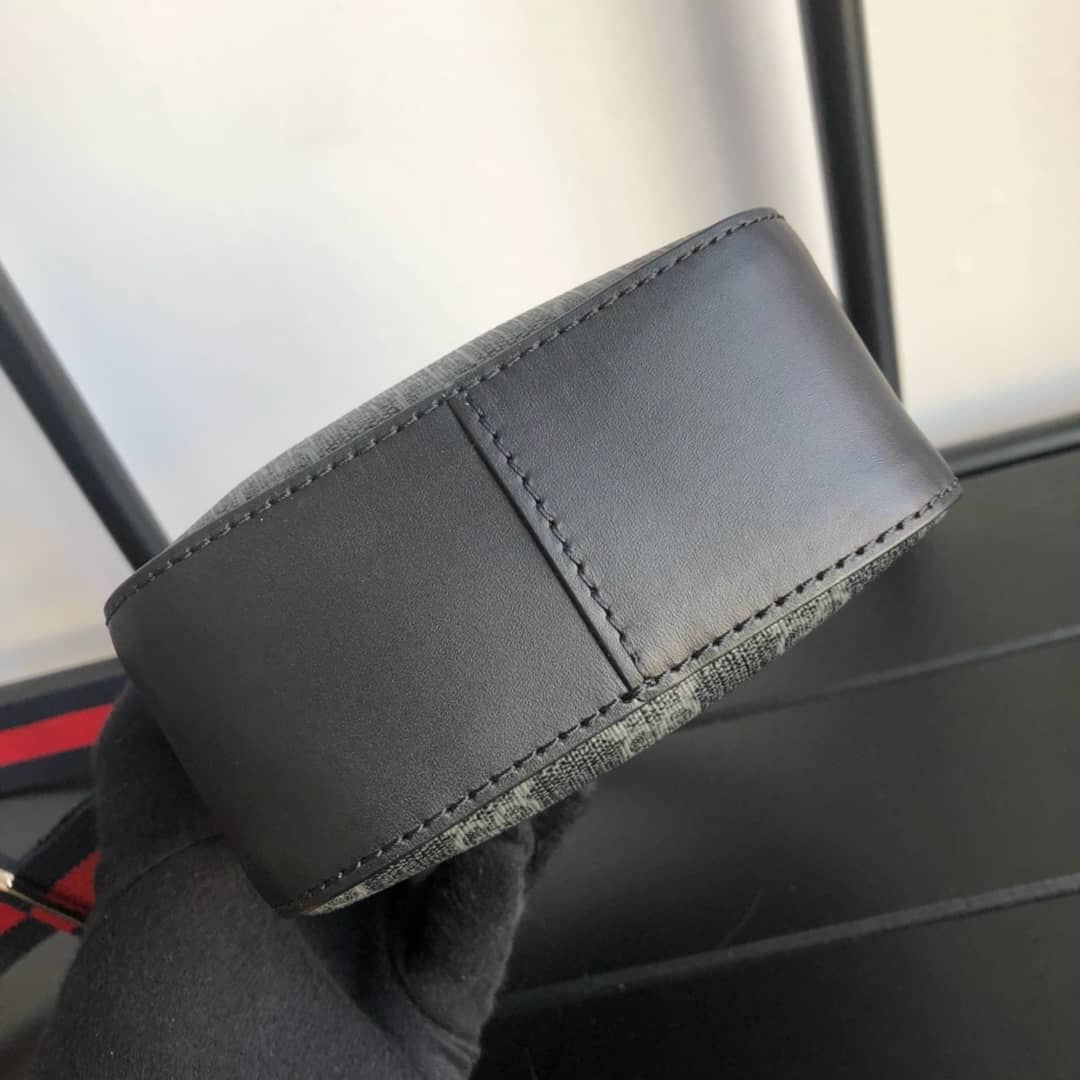 Gvc*1 Ophidia Small GG Canvas Messenger Bag Replica Black 547926