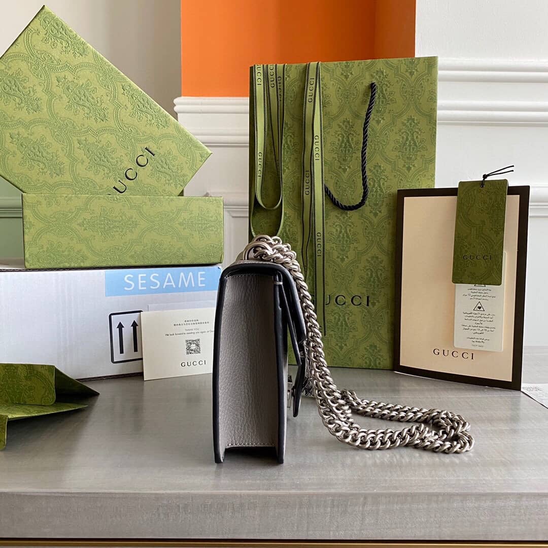 Gvc*1 Dionysus Dupe GG Svp*me Dionysus 2way Mini Chain Shoulder Bag Replica Gray 421970