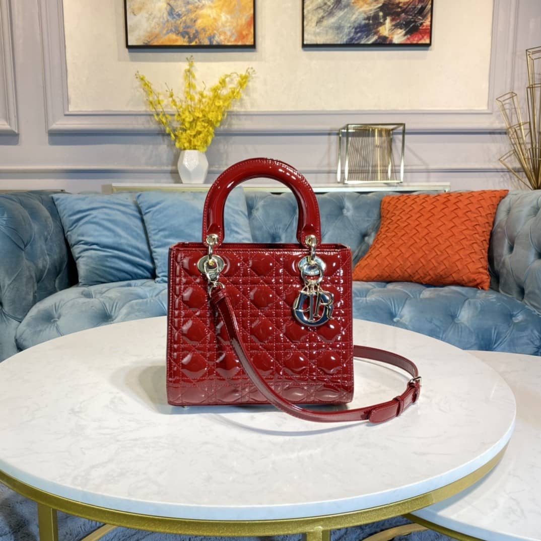 Chr1st1an D10r Lady D10r 24CM Replica Bag