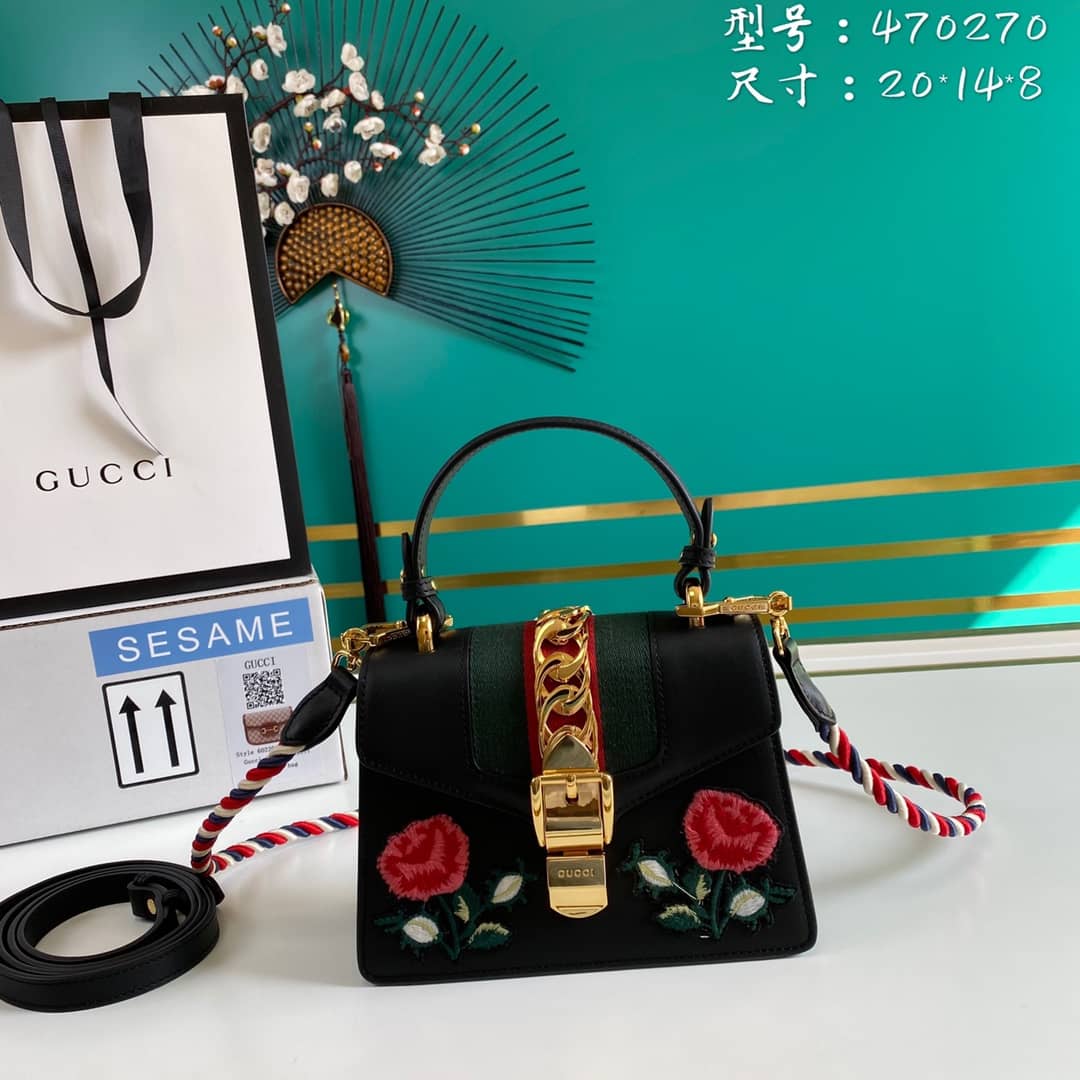 Gvc*1 Womens Sylvie Leather Mini Bag Replica 470270