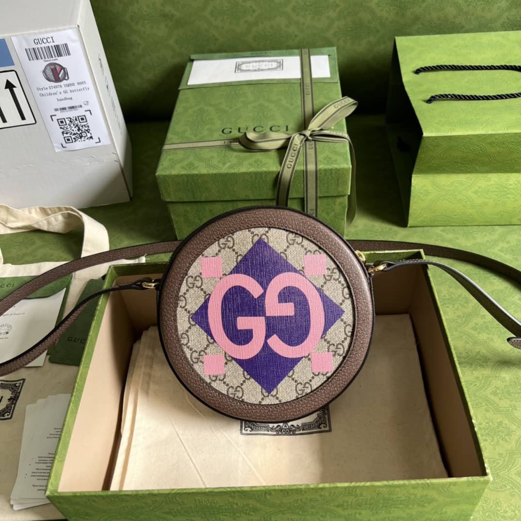 Gvc*1 GG Round Crossbody Bag Replica 574978