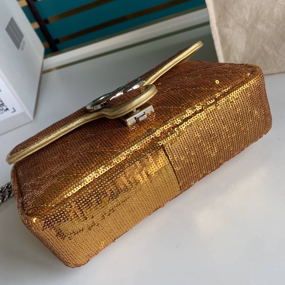 Gvc*1 Marmont GG Matelasse Leather Mini Shoulder Bag Replica 446744