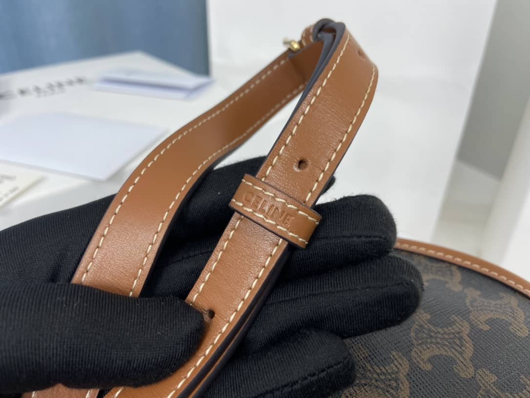 Ce1i*e Bag Dupe Triomphe Canvas Medium Folco Replica Bag