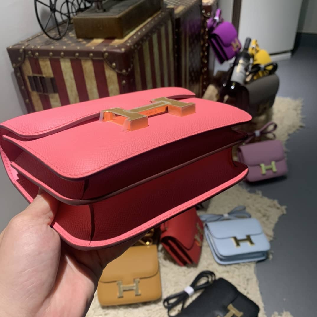 H**me5 Replica Constance Bag 18CM Epsom Leather