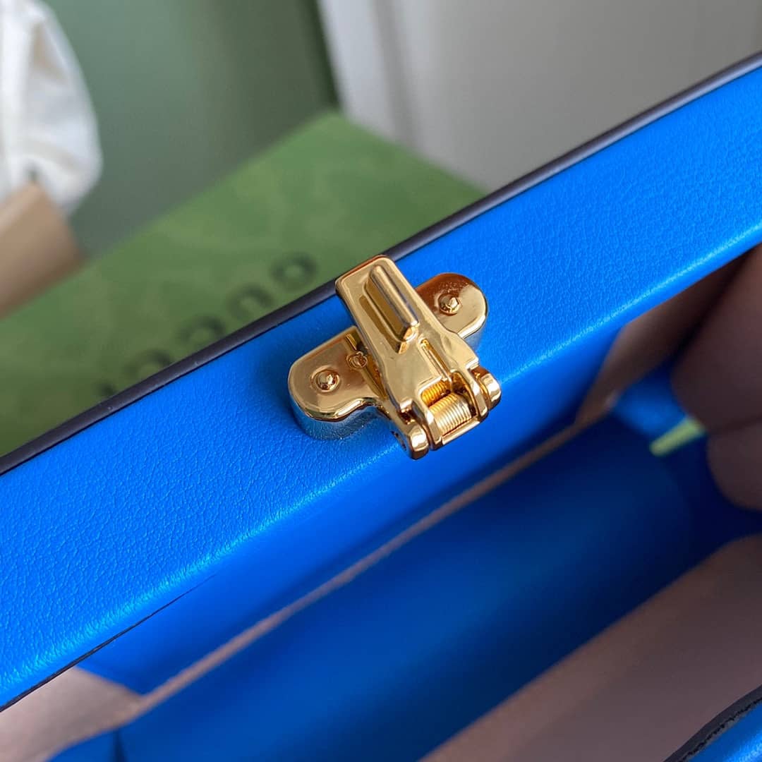 Gvc*1 Interlocking G Mini Bag Replica Blue 658230