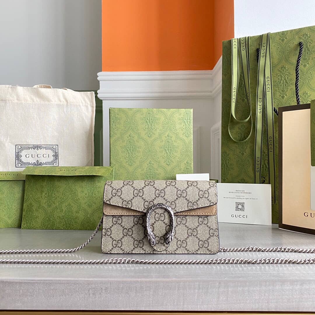 Gvc*1 Dionysus GG Svp*me S*per Mini Bag Replica Gray 476432