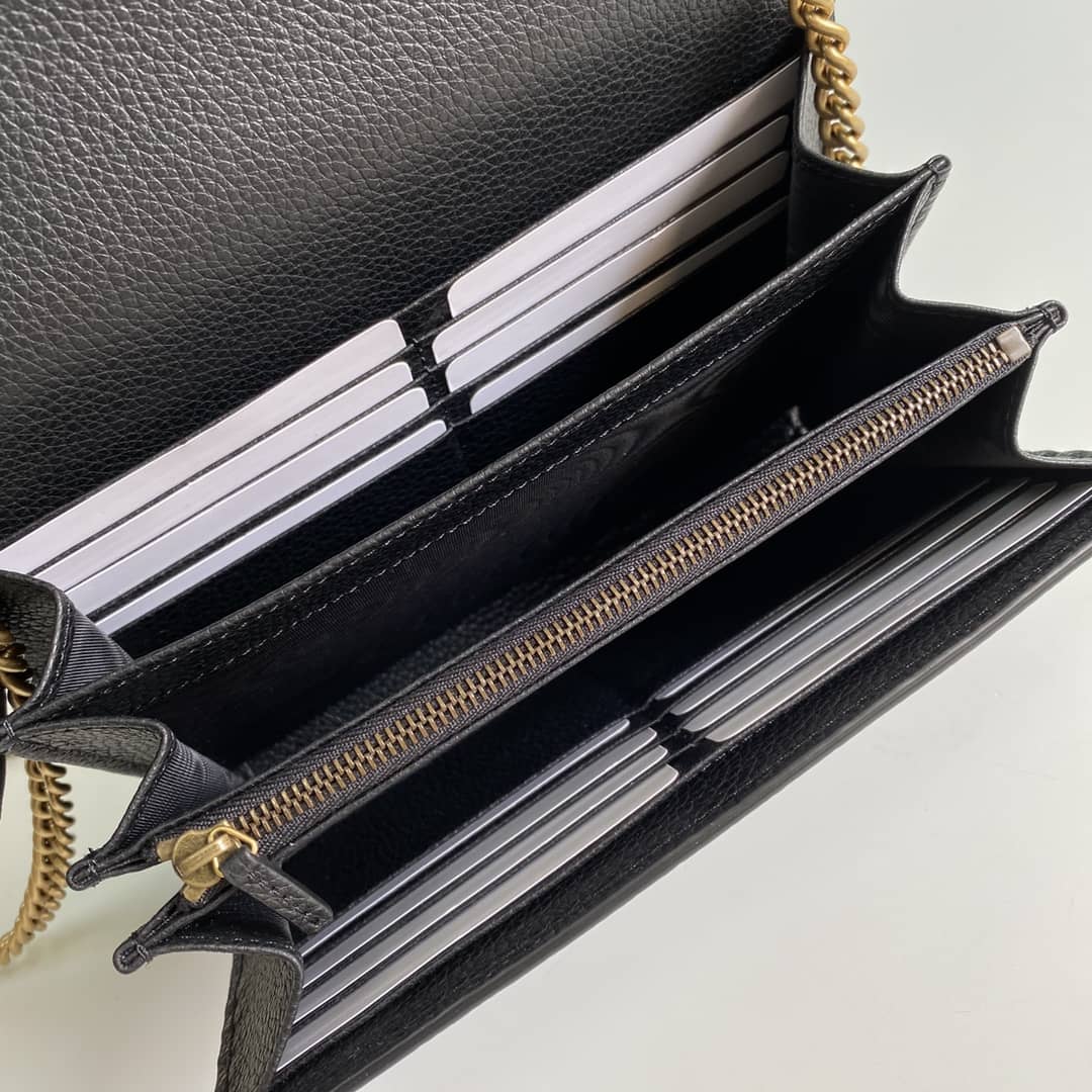 Gvc*1 GG Marmont Shoulder Bag Chain Wallet Replica 401232