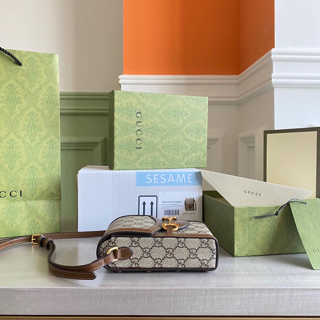 Best Replica Gvc*1 Horsebit 1955 Mini Bag Replica Brown 625615(ColaReps)