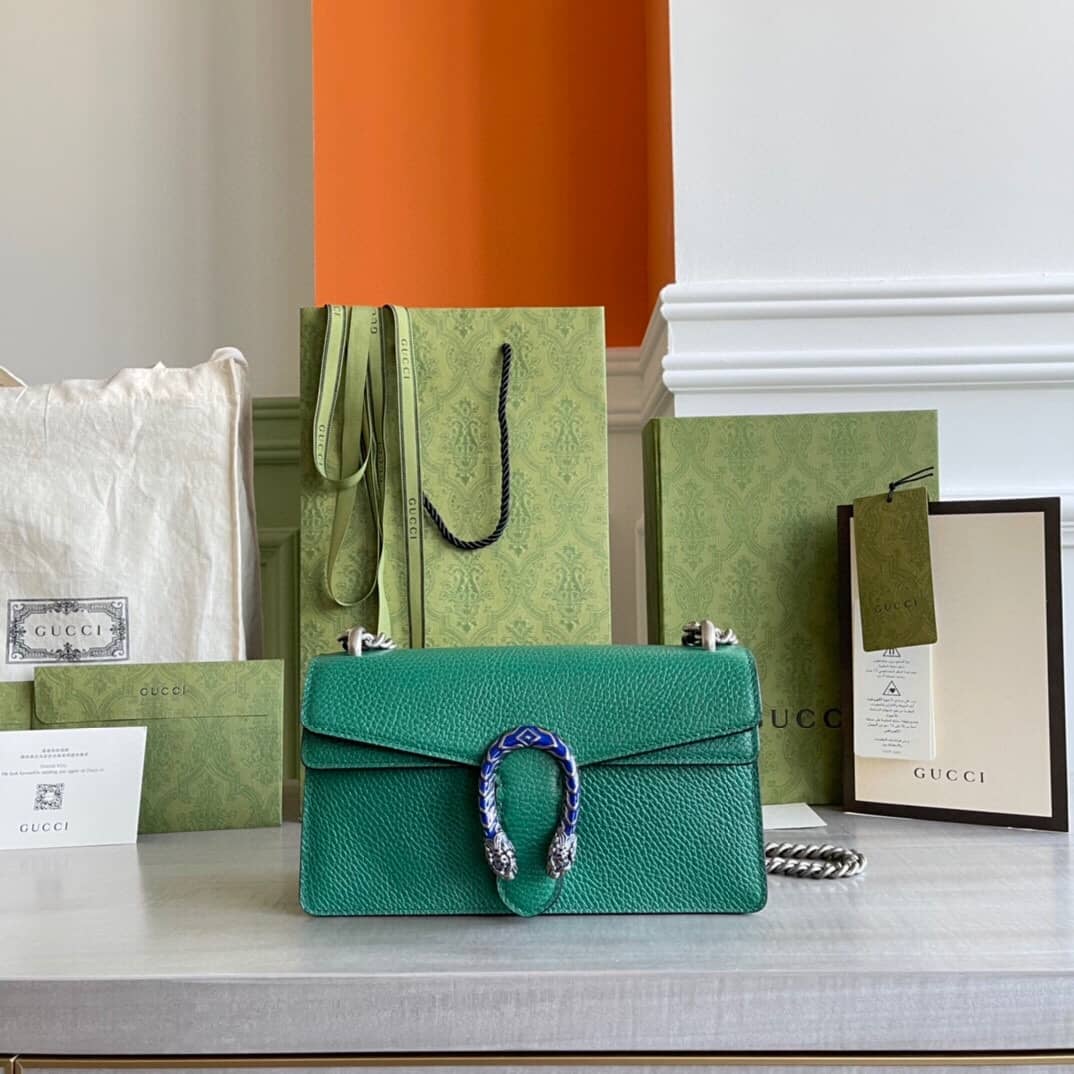 Gvc*1 GG Dionysus Small Shoulder Bag Replica Green 499623