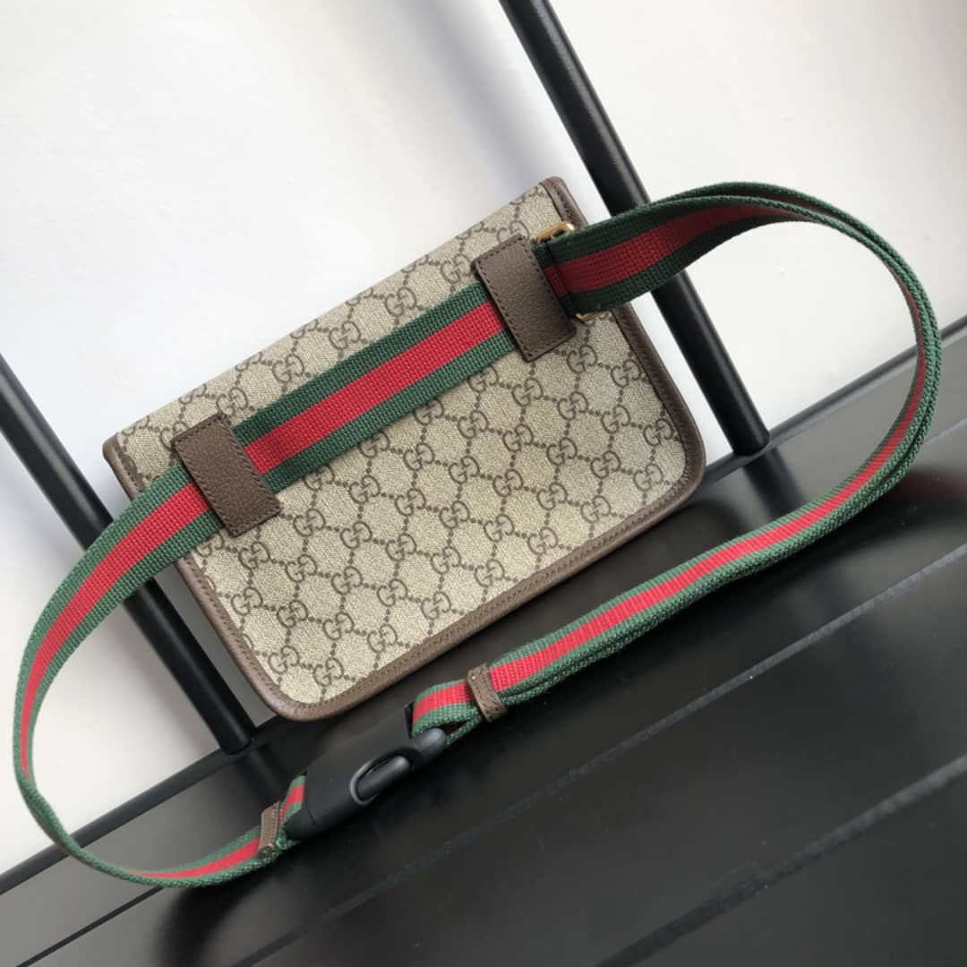 Gvc*1 Neo Vintage GG Svp*me Belt Bag Replica Brown 493930