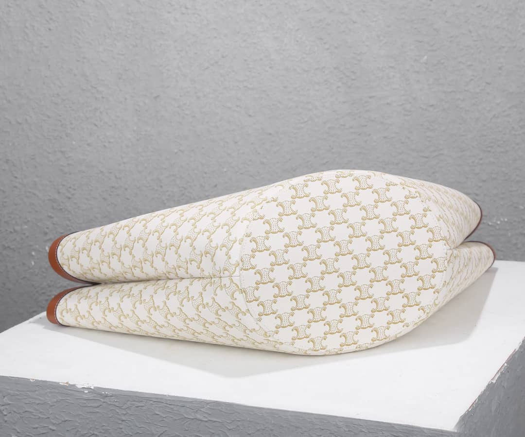 Ce1i*e Triomphe Bag Dupe Large Couffin Triomphe Canvas Print Tote