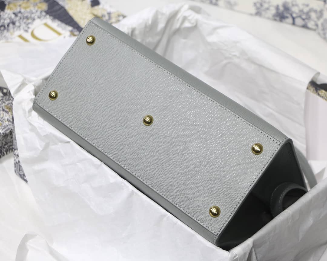 Chr1st1an D10r Box Calfskin Large St. Honore Tote