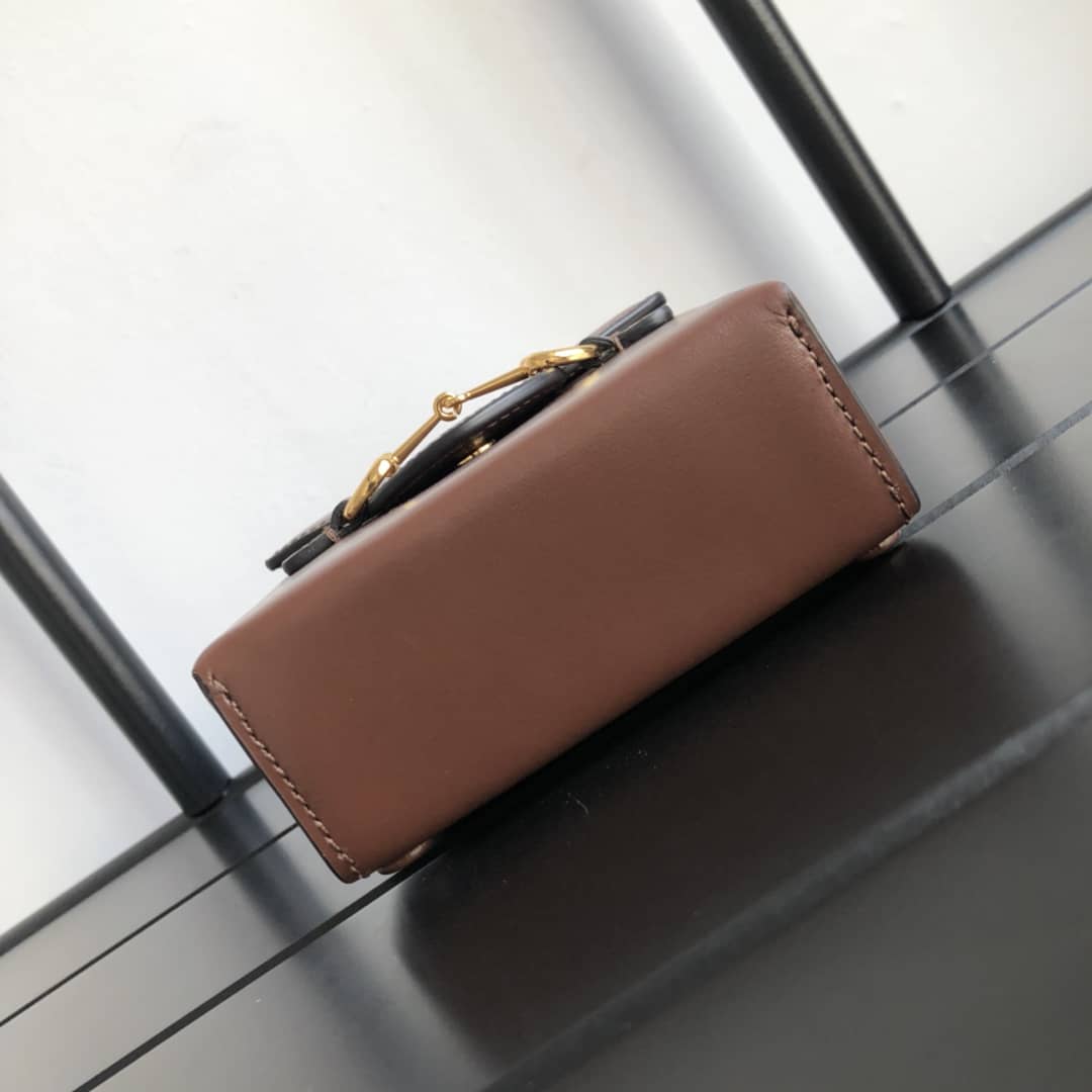Gvc*1 Horsebit 1955 Mini Bag Replica Brown 625615