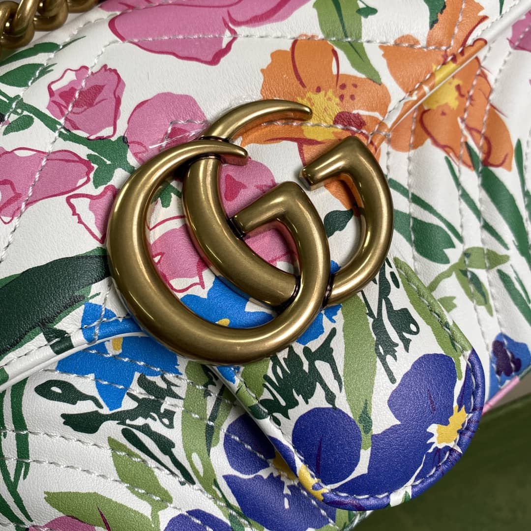 Gvc*1 Marmont GG Matelasse Leather Mini Shoulder Bag Replica 446744