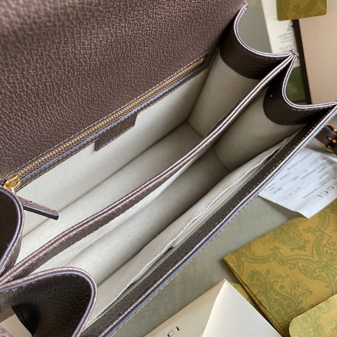 Gvc*1 Ophidia Small Top Handle Shoulder Bag With Web 651055 Replica