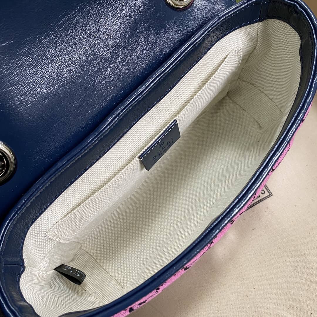 Gvc*1 Marmont GG Matelasse Leather Mini Shoulder Bag Replica 446744