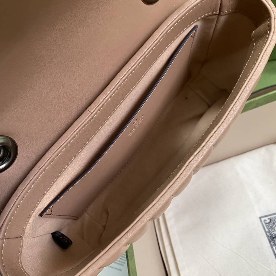 Gvc*1 Marmont GG Matelasse Leather Mini Shoulder Bag Replica 446744