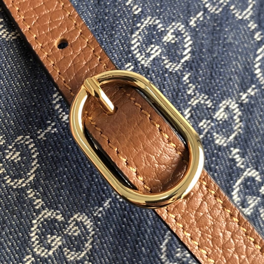 Gvc*1 Ophidia GG Svp*me Mini Shoulder Bag Replica Blue 517350