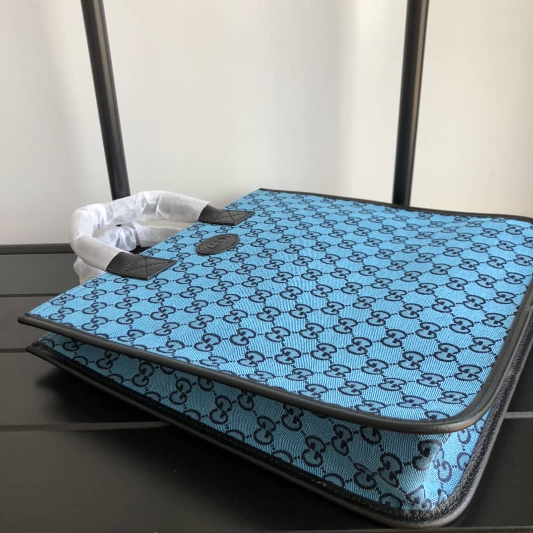 Gvc*1 GG Multicolor Kids Girl Tote Replica Blue 550763