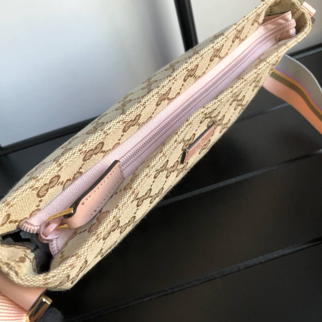 Gvc*1 GG Canvas Shoulder Bag Replica Beige 189749