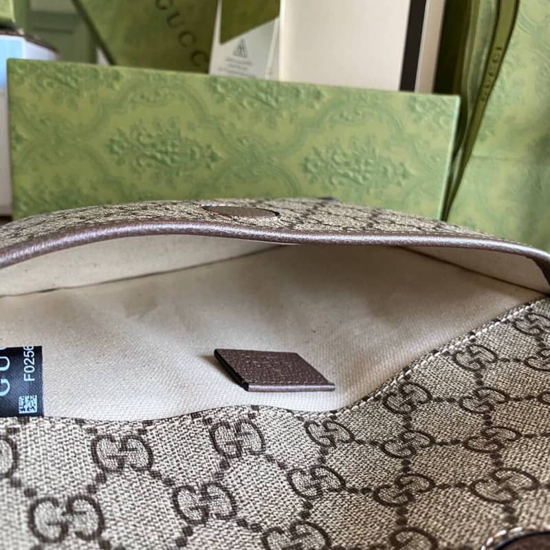 Gvc*1 Neo Vintage GG Svp*me Belt Bag Replica Brown 493930