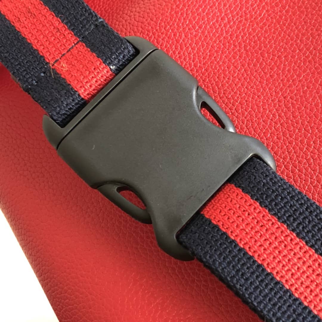 Gvc*1 Print Leather Belt Waist Bum Bag Replica Red 493869