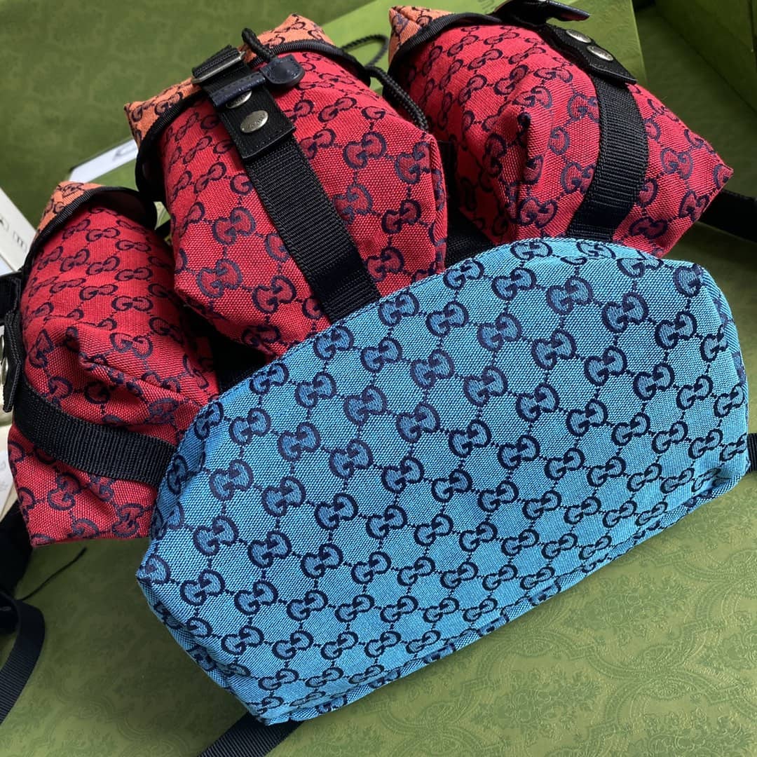 Gvc*1 Off The Grid GG Monogram Nylon Travel Backpack Replica 626160