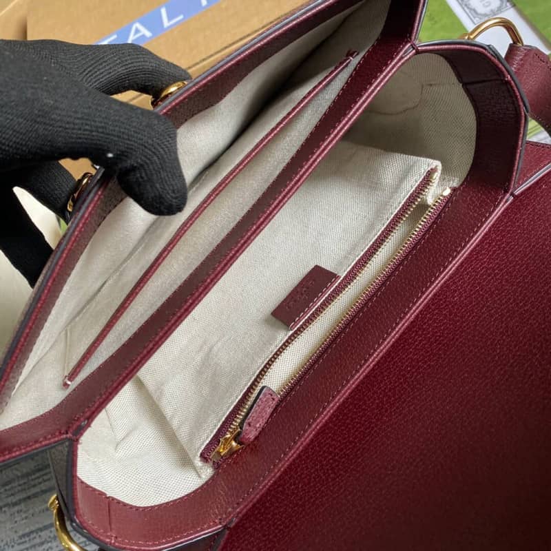 Gvc*1 Horsebit 1955 Shoulder Bag Replica Red 602204