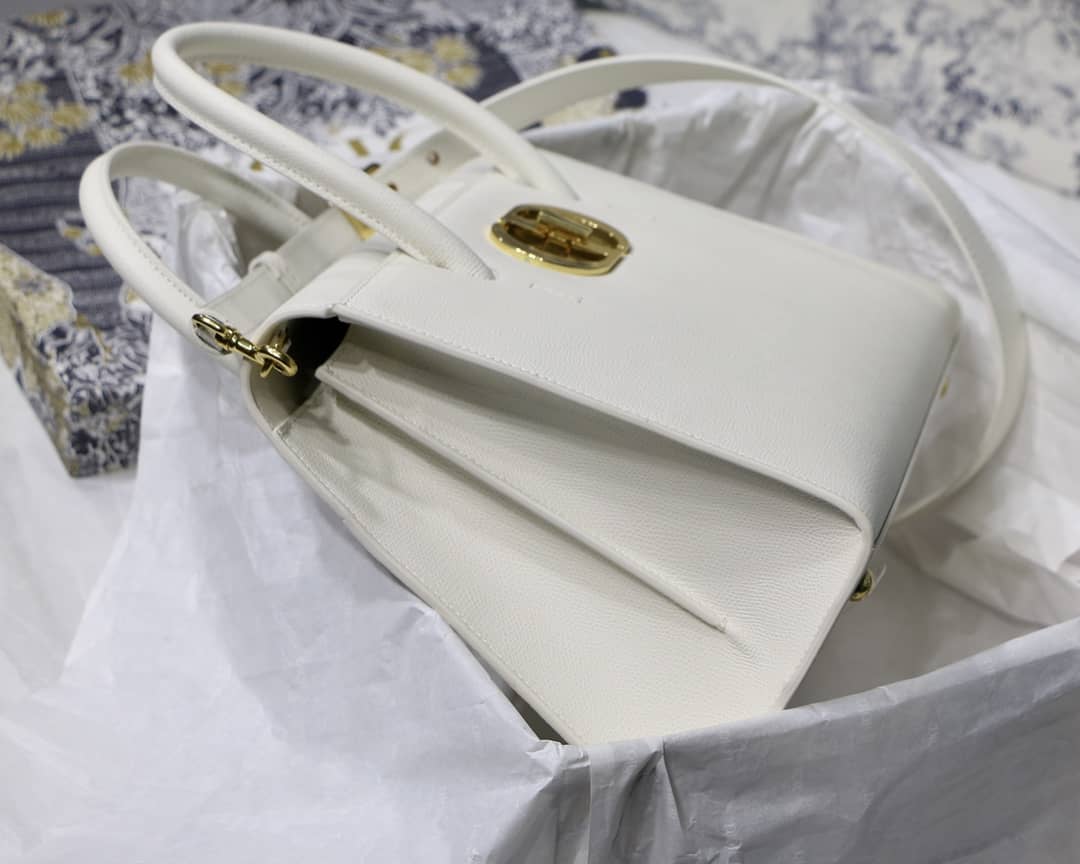 Chr1st1an D10r Box Calfskin Large St. Honore Tote