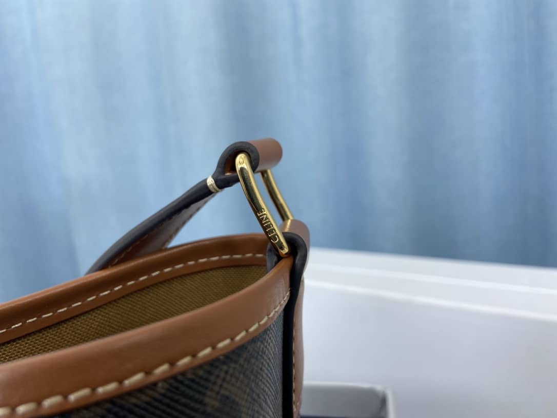 Ce1i*e Triomphe Bag Dupe Canvas Replica Bucket Bag