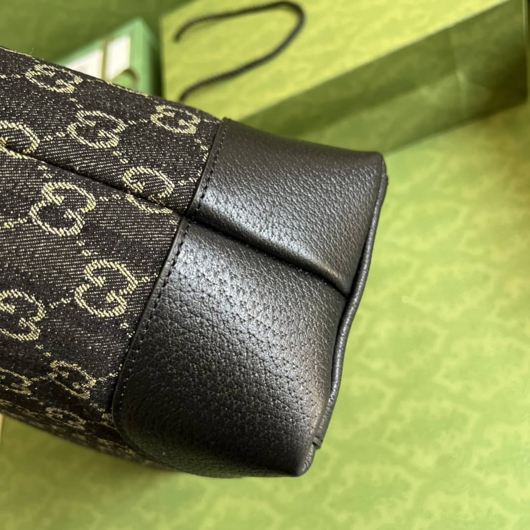 Gvc*1 Ophidia Medium Tote With Web Black 631685 Replica