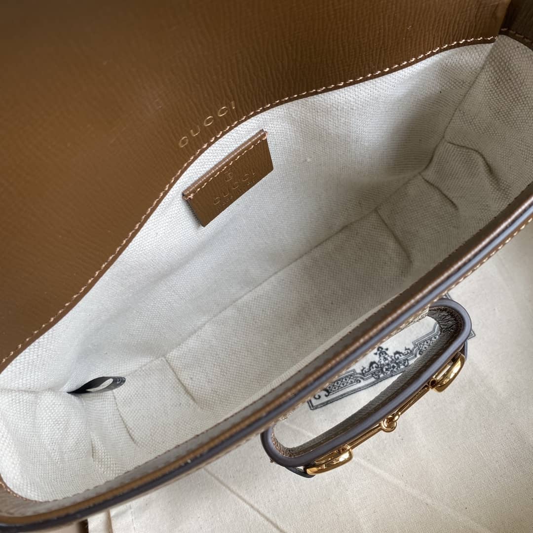 Gvc*1 1955 Horsebit Svp*me GG Canvas Mini Shoulder Bag Replica 658574