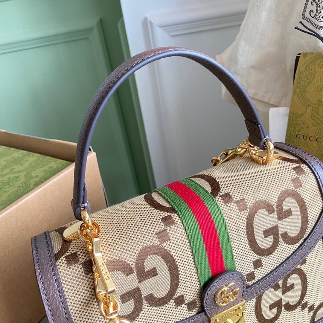 Gvc*1 Ophidia Small Top Handle Shoulder Bag With Web 651055 Replica