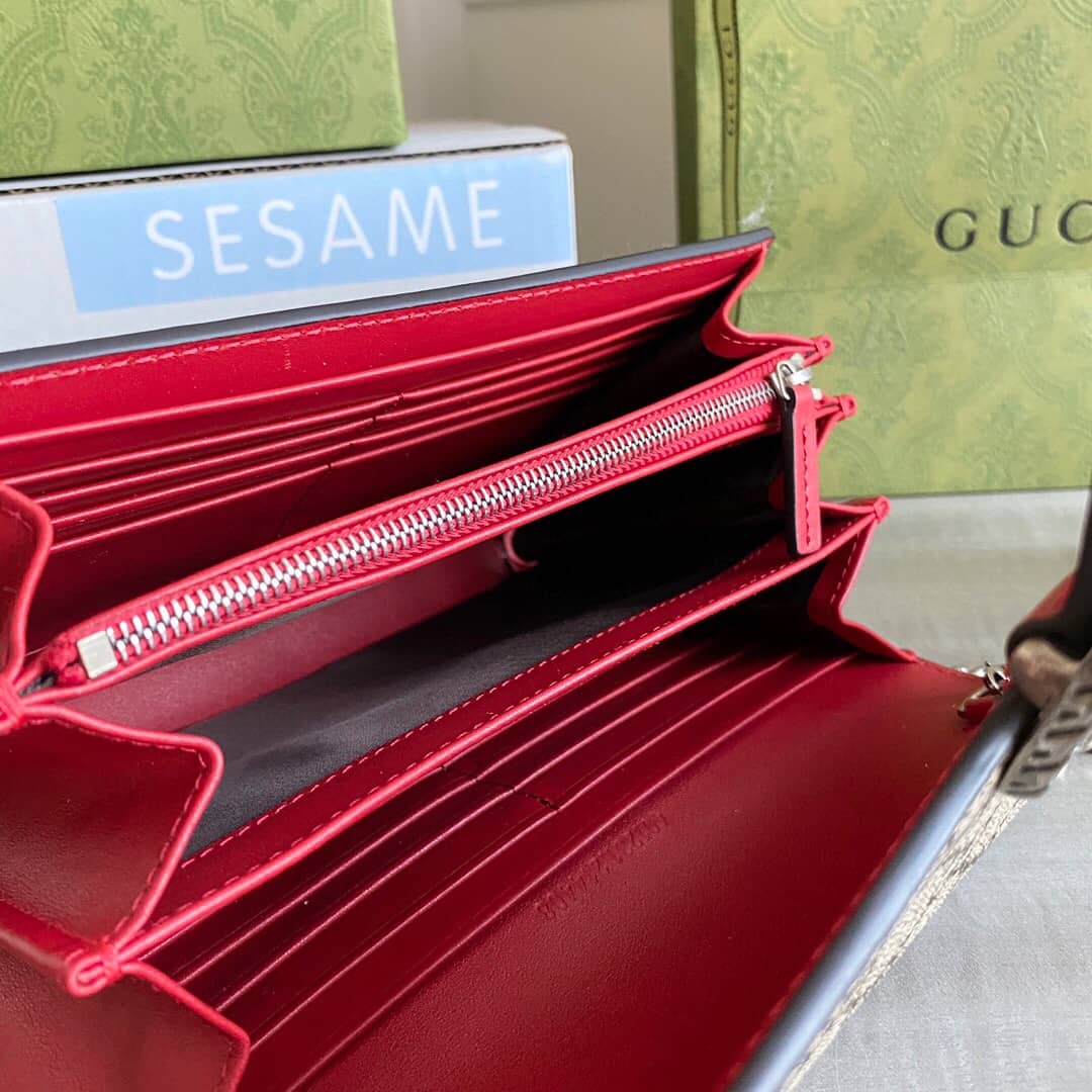 Gvc*1 Dionysus Chain Wallet Shoulder Bag Replica Red 401231