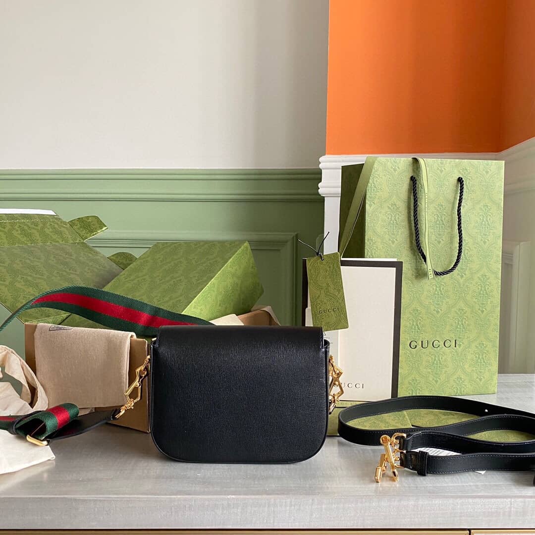 Gvc*1 Horsebit 1955 Mini Bag Replica Black 658574