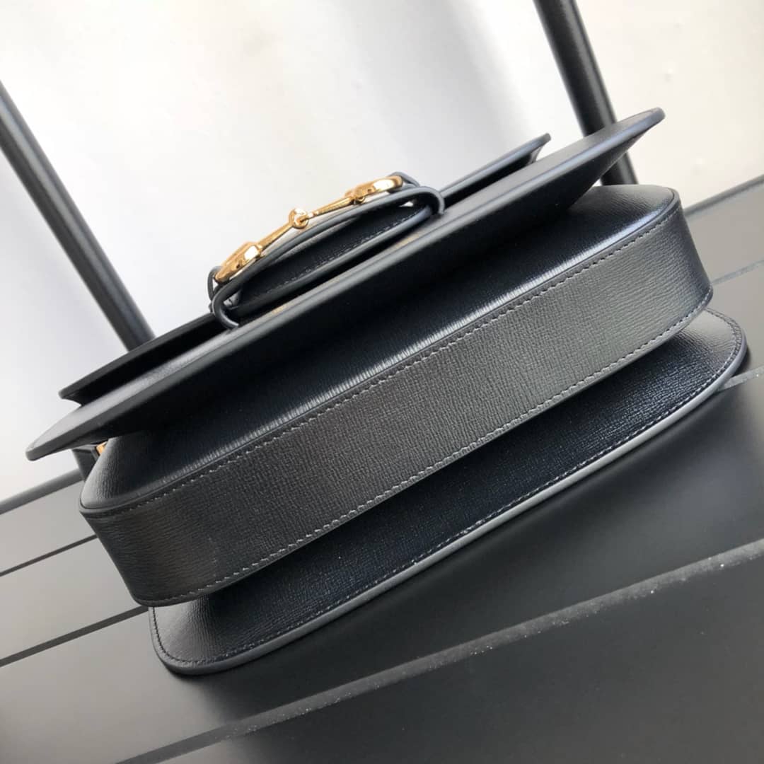 Gvc*1 Horsebit 1955 Shoulder Bag Replica Black 602204