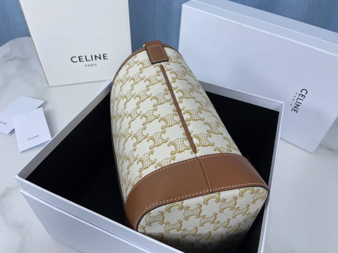 Ce1i*e Triomphe Bag Dupe Canvas Replica Bucket Bag