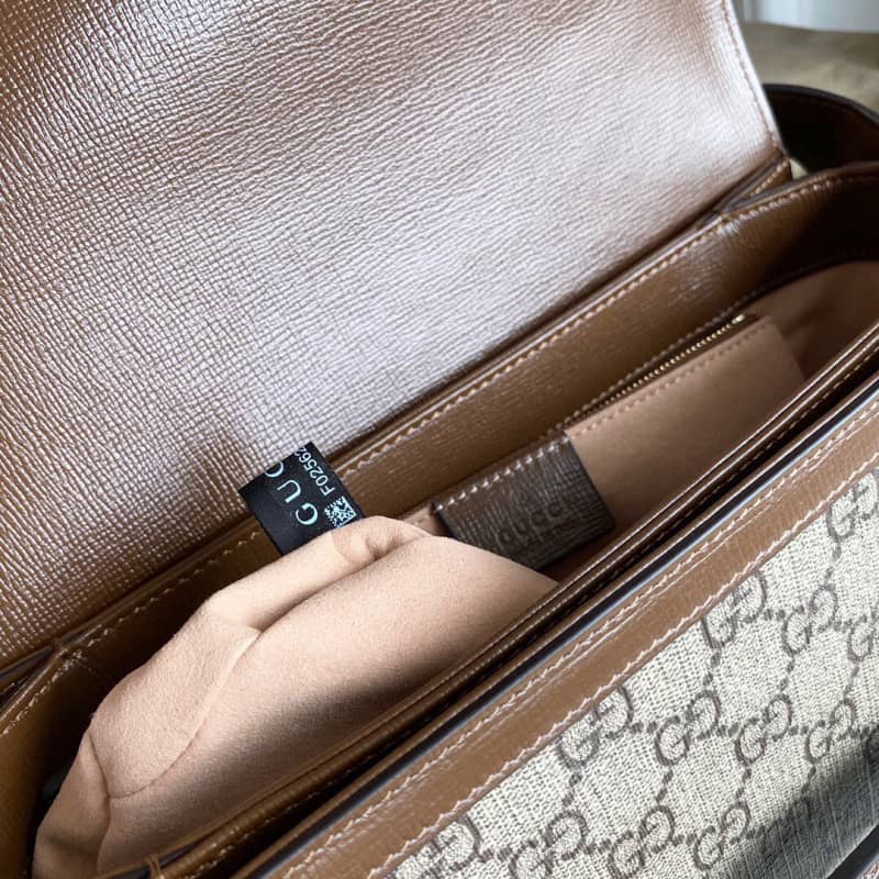 Gvc*1 Horsebit 1955 Shoulder Bag Replica Brown 602204