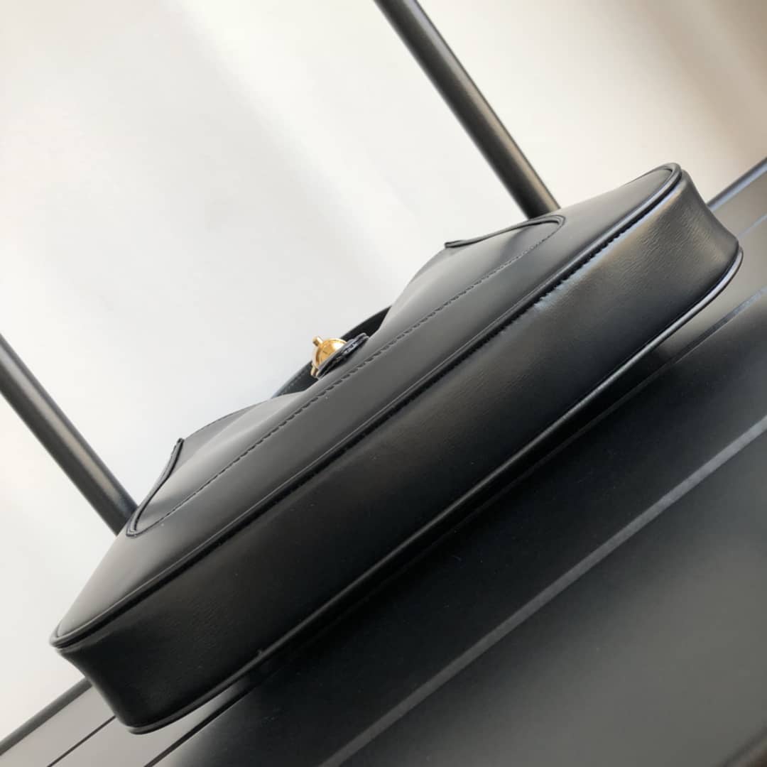 Gvc*1 GG Jackie 1961 Small Hobo Shoulder Bag Replica Black 636709