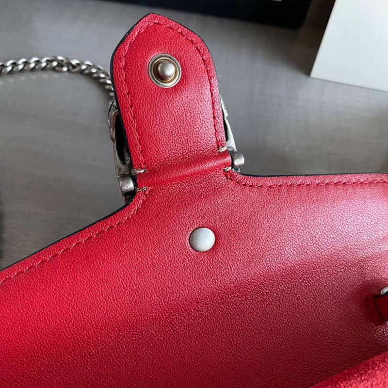 Gvc*1 Dionysus GG Svp*me S*per Mini Bag Replica Gray Red 476432