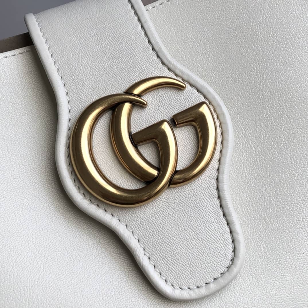 Gvc*1 Medium With Double G Tote Replica White 649577