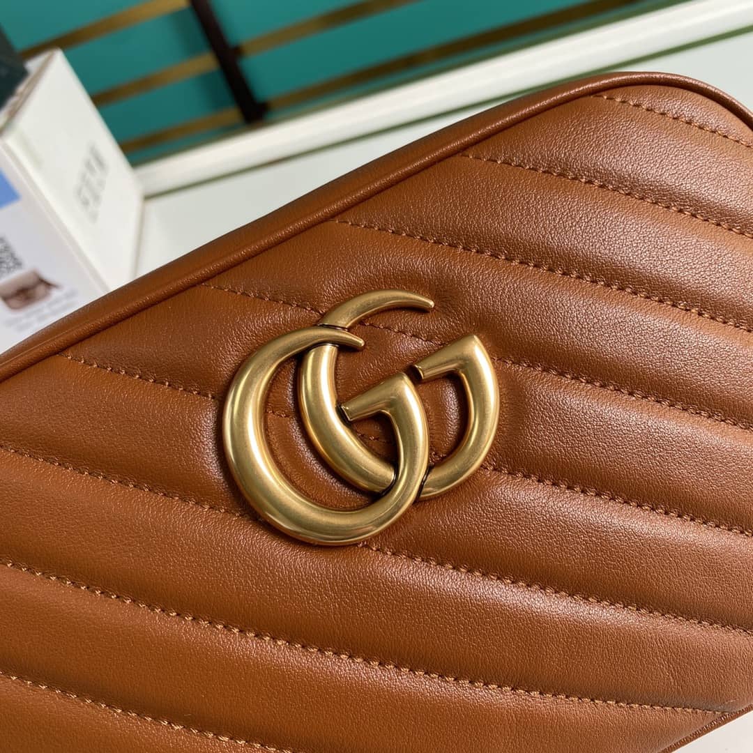 Gvc*1 Marmont Dupe GG Small Matelassé Shoulder Bag Replica 447632