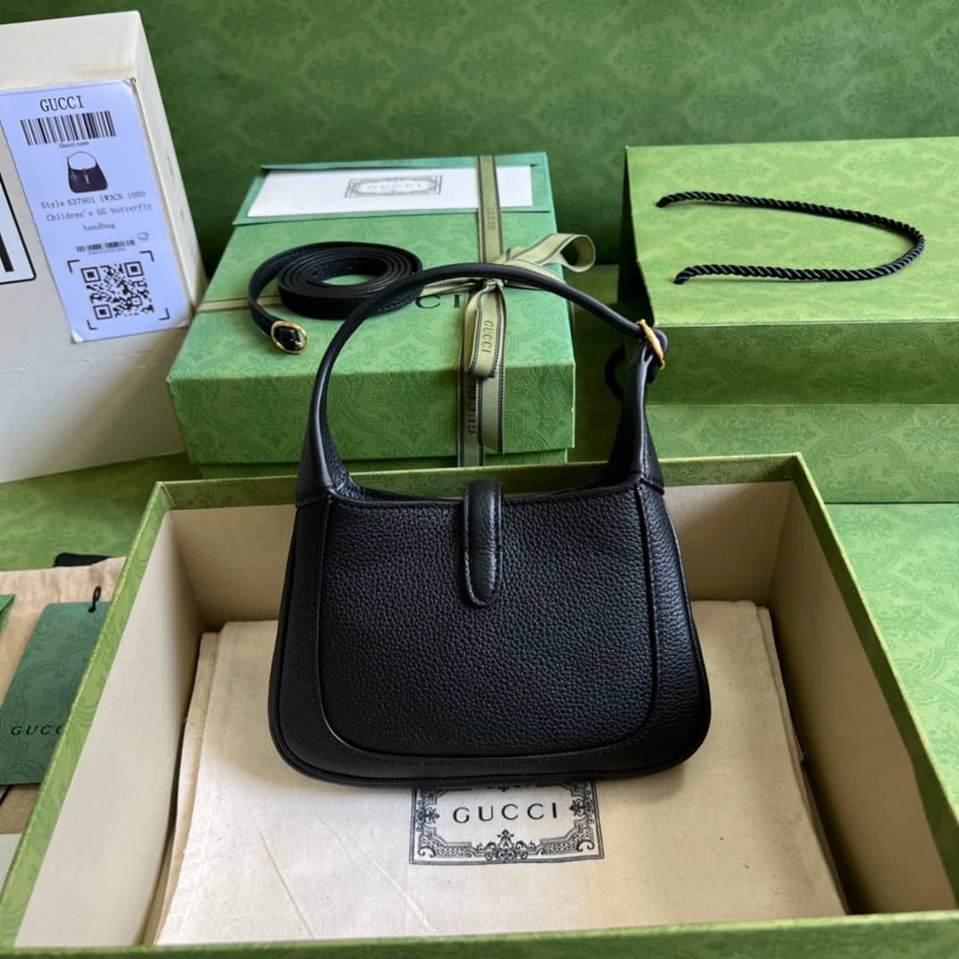 Gvc*1 Jackie 1961 Mini Hobo Bag Black 637091 Replica