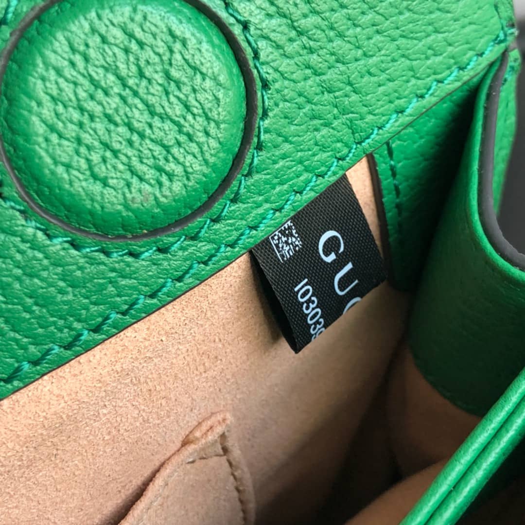 Gvc*1 Ophidia Flora GG Small Svp*me Canvas Shoulder Bag Replica Green 503877