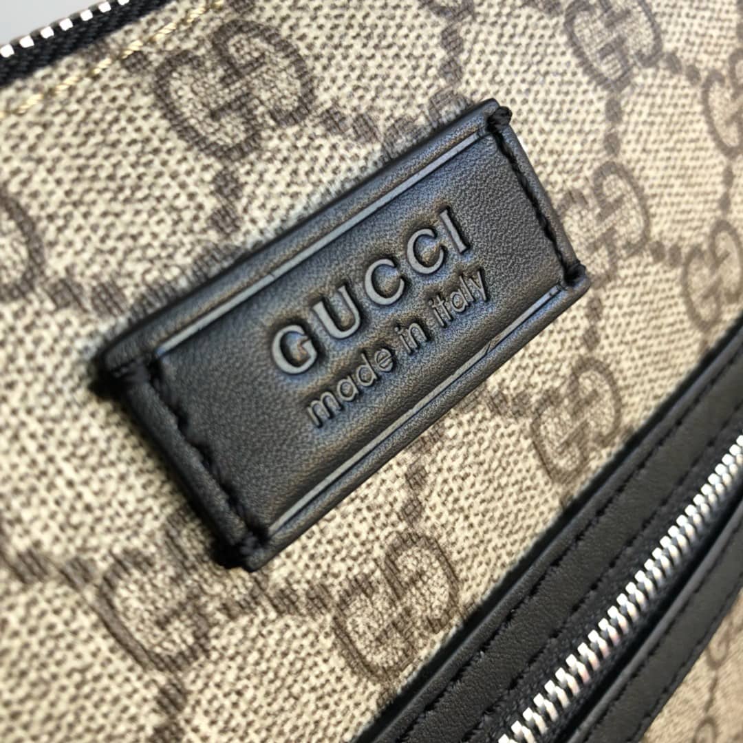 Gvc*1 Mens Svp*me Leather Double G Messenger Bag Replica 406388