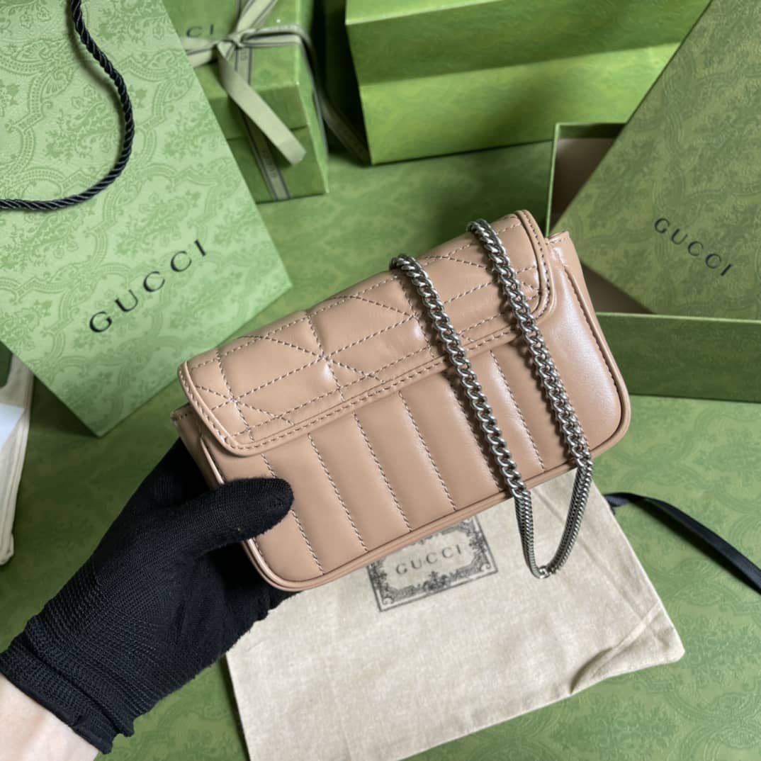 Gvc*1 GG Marmont Matelassé Mini Crossbody Bag Replica 476433