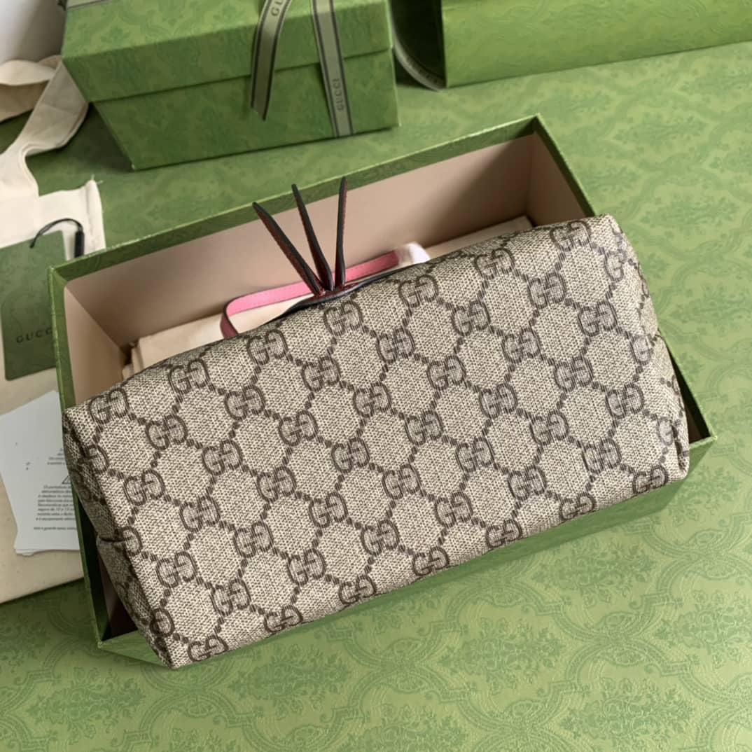 Gvc*1 GG Svp*me Strawberry Shopping Bag Replica 580840