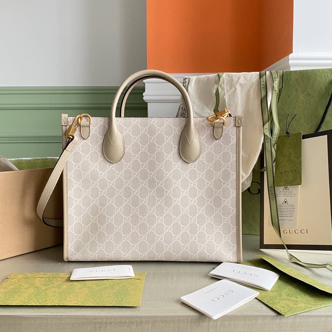 Gvc*1 GG Small Tote Bag With Interlocking G 659983 Replica